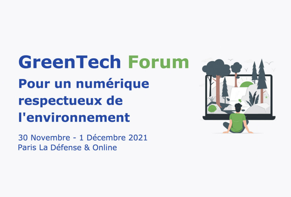 GreenTech forum - pour un numérique respectueux de l'environnement